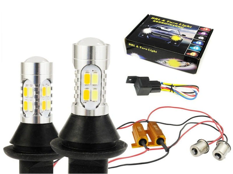 DRL 2w1 z kierunkowskazem