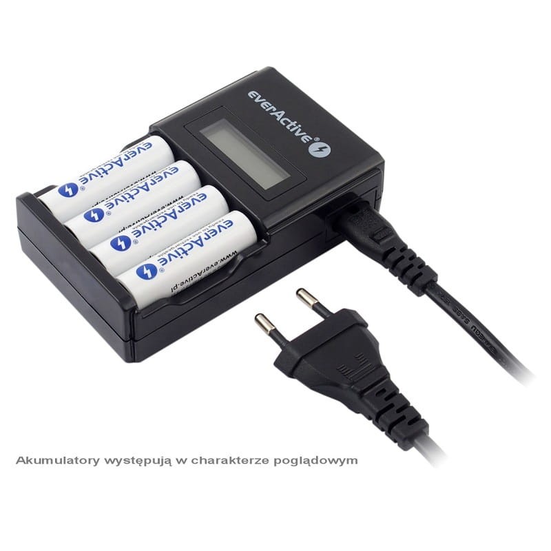 Ładowarka akumulatorów AA AAA Everactive