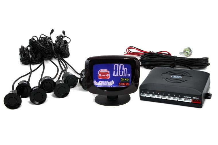 Zestaw czujnik parkowania 8 sensorowy LCD Vertex Amio