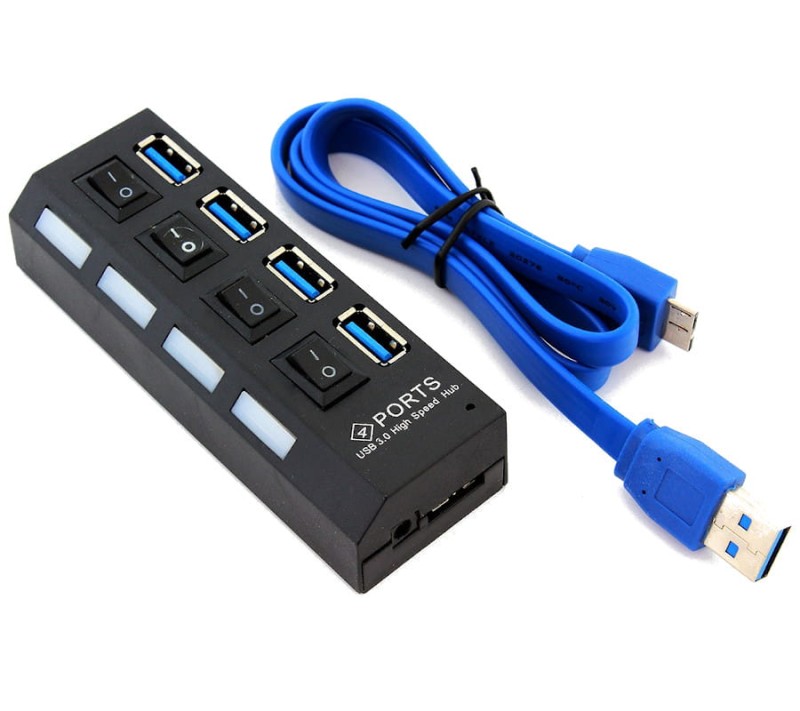 HUB 4 porty na USB 3.0