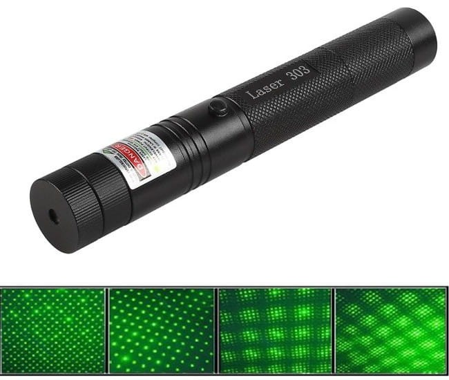 Zielony laser regulowana wiązka