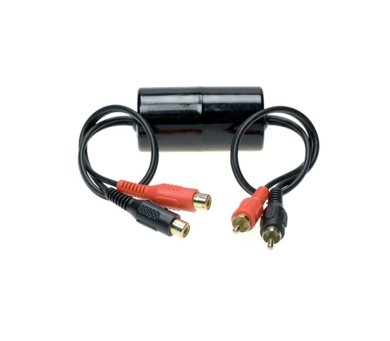 Filtr przeciwzakłóceniowy car audio 2 x RCA