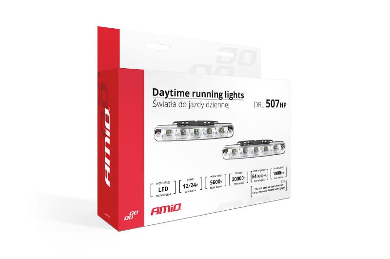 Światła do jazdy dziennej DRL 507HP