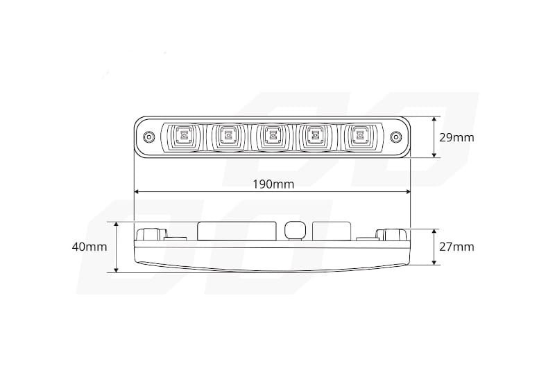 Lampy Amio 507 wymiar