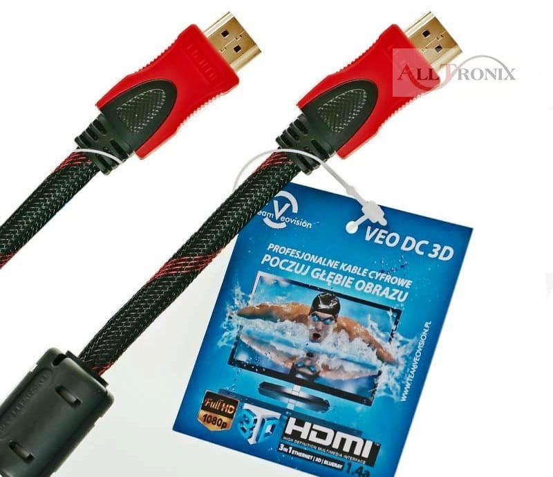 Kabel HDMI-HDMI VEO 3D 1.4a 10m