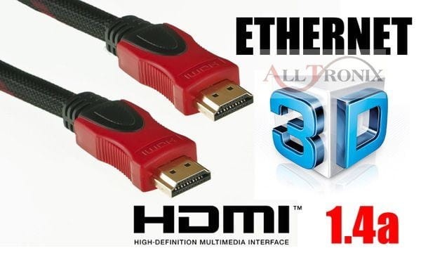 Kabel HDMI-HDMI DC 3D 1.4a 10m