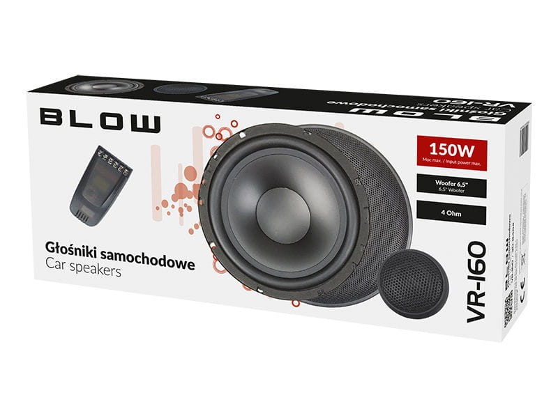 Głośnik woofer tweeter komplet samochodowy