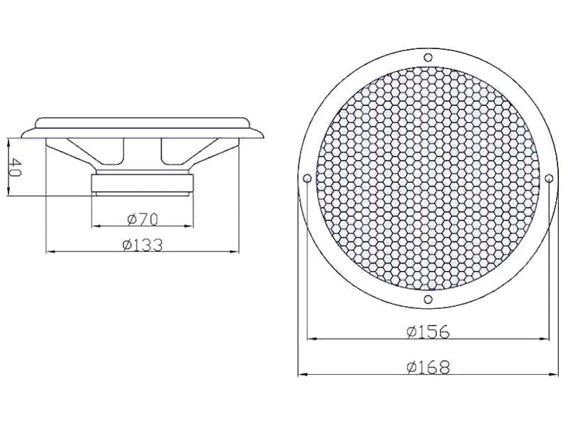 Głośniki WH-1606 100W