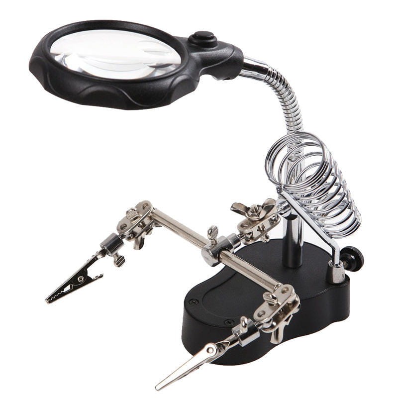 Zestaw do lutowania "Trzecia ręka" z  chwytakami