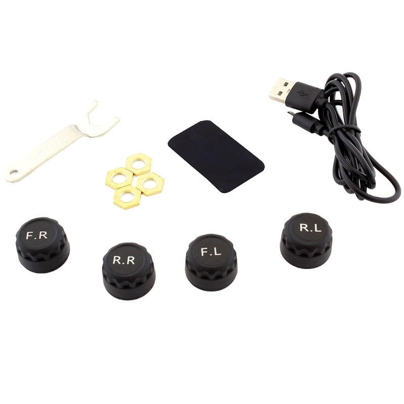 4x czujnik ciśnienia opon w kołach TPMS