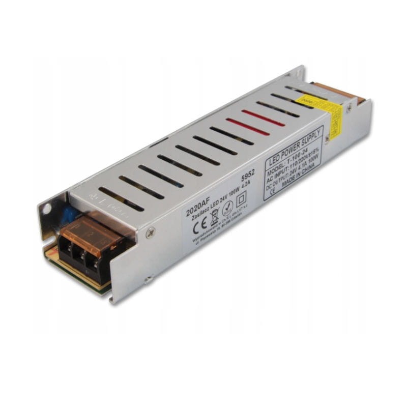 Zasilacz montażowy 100W LED 24V