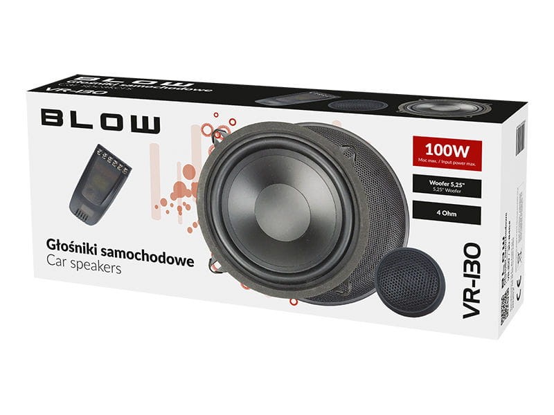 Głośnik woofer tweeter komplet samochodowy