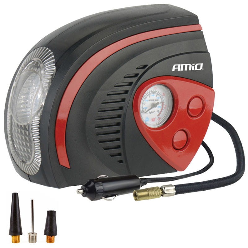 Kompresor 12V z latarką LED