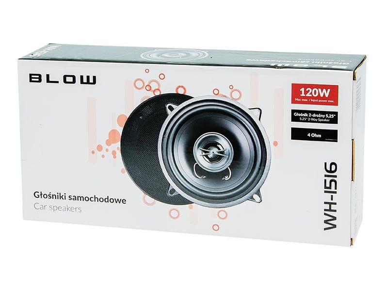 Głośniki do auta 120W 5,25 cala