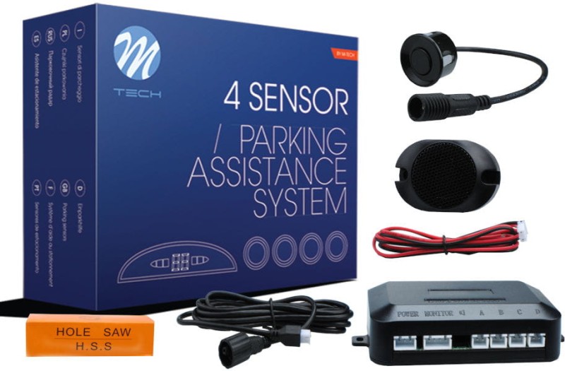 Czujnik parkowania konektory czarny