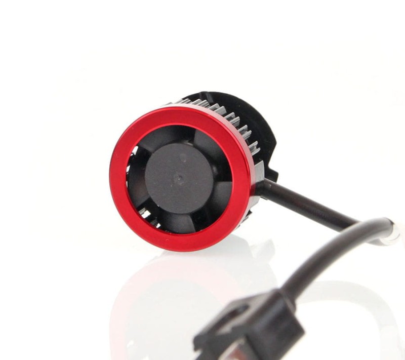 H4 LED z wiatraczkiem