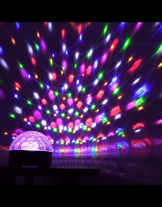 Kula dyskotekowa projektor odtwarzacz