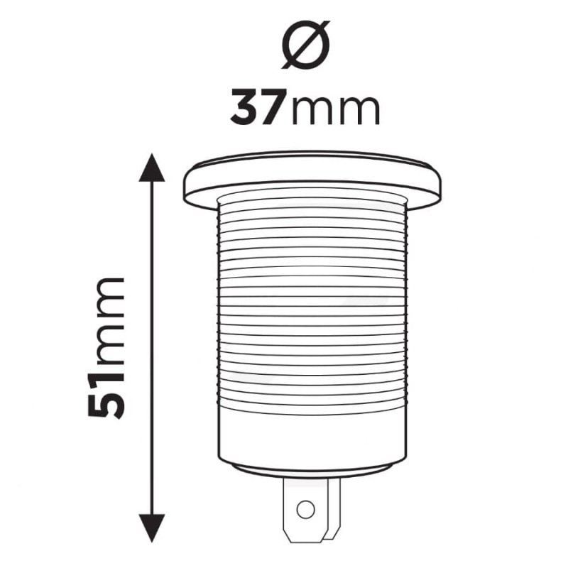 Gniazdo ładowarki 2 x USB