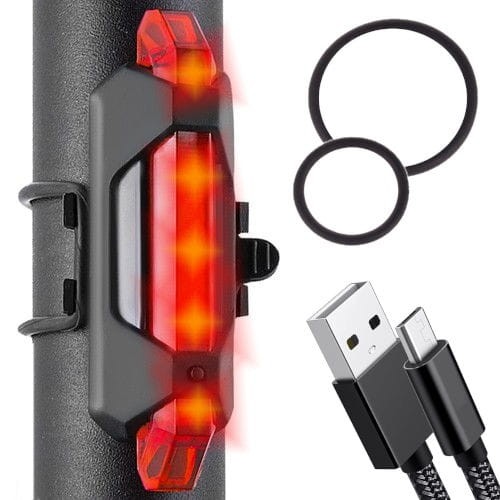 Lampka rowerowa LED tylna na USB