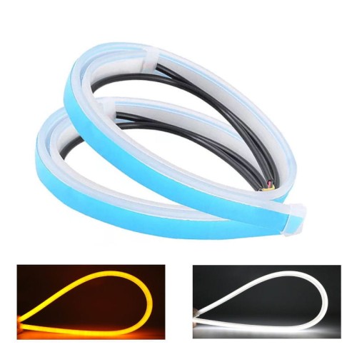 Światła LED DRL 2w1