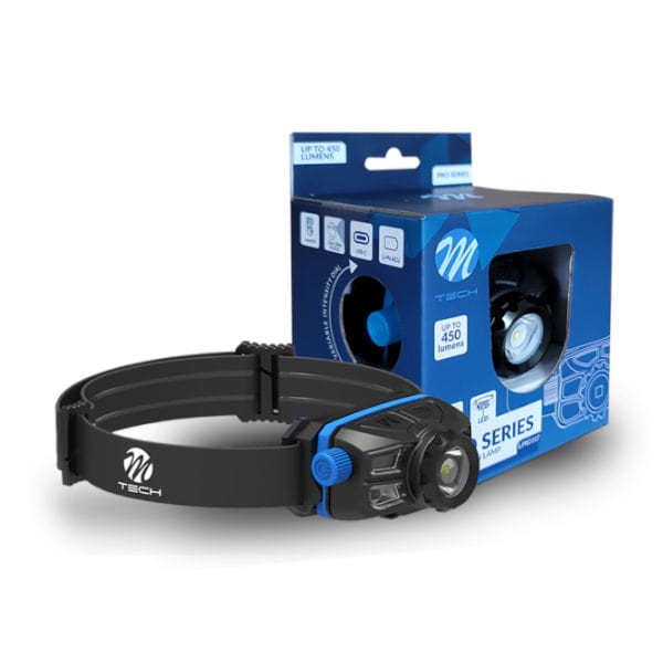 Latarka czołowa z czujnikiem ruchu