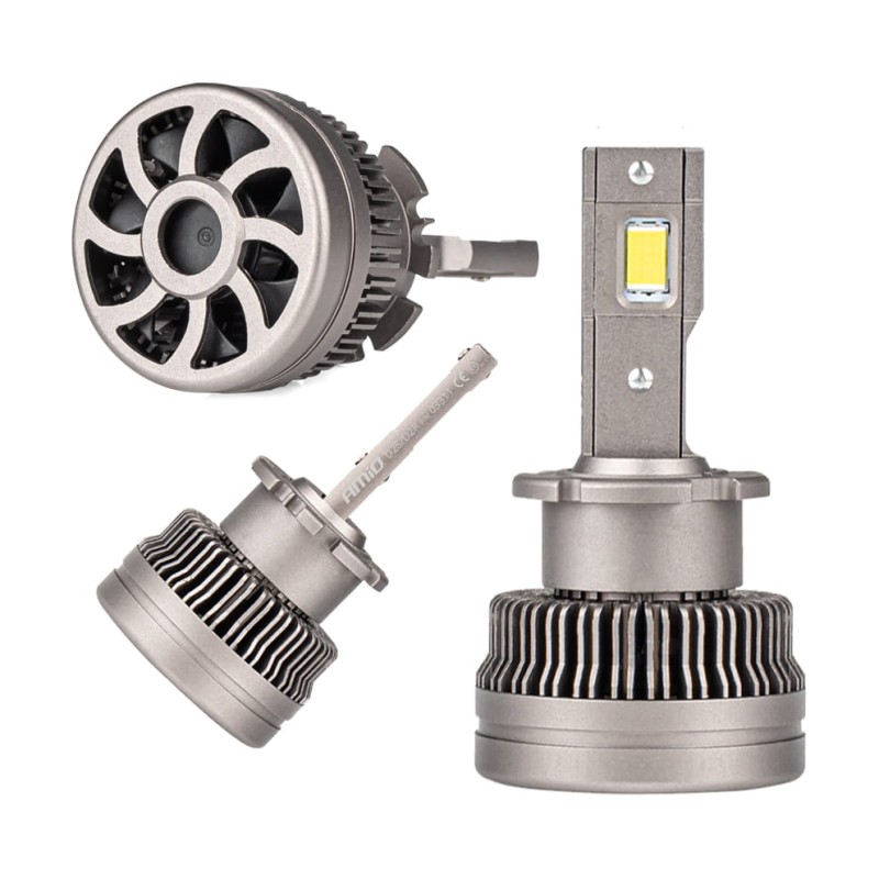 Komplet żarówek LED D2S/D2R wraz z adapterami