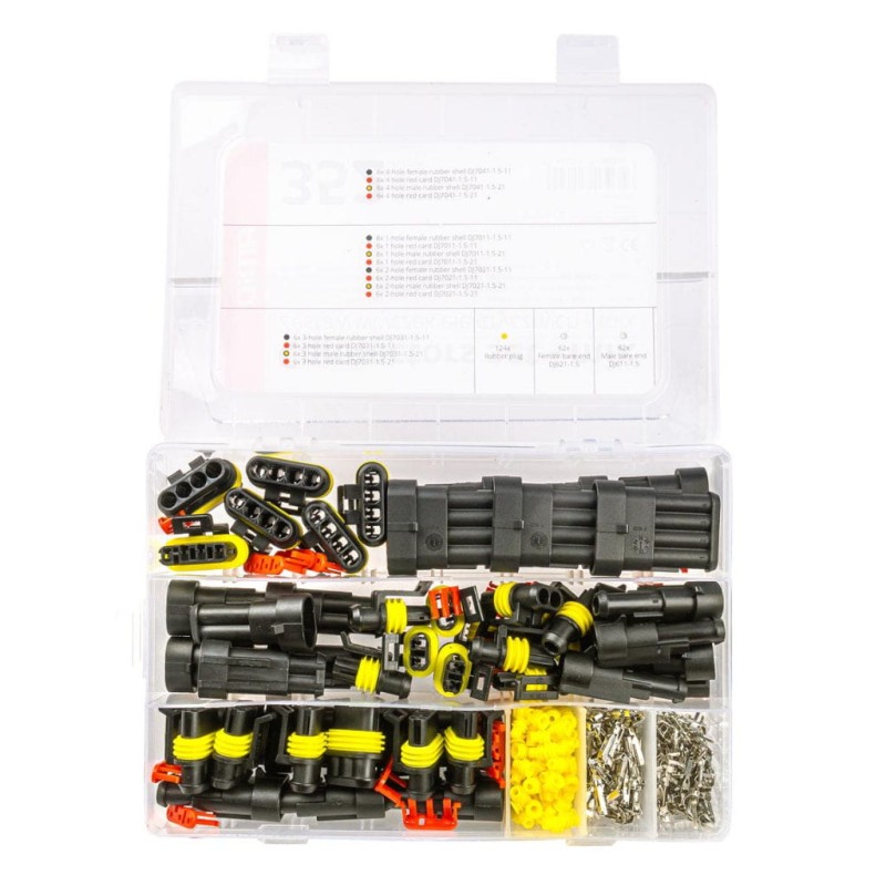 Zestaw wtyków i gniazd "superseal"