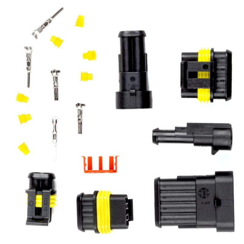 Komplet 352 elementów złączy "superseal"