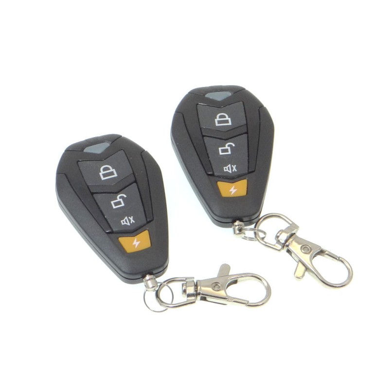 Alarm motocyklowy z kluczykami i syreną