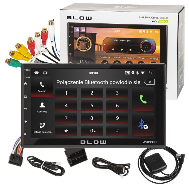 Radio multimedialne z GPS'em