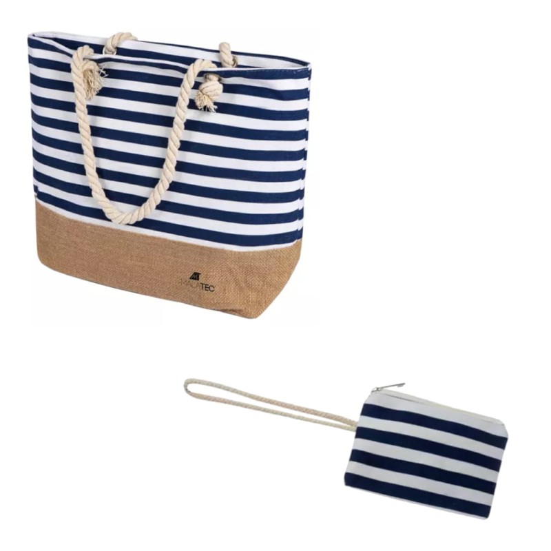 Torba plażowa w paski