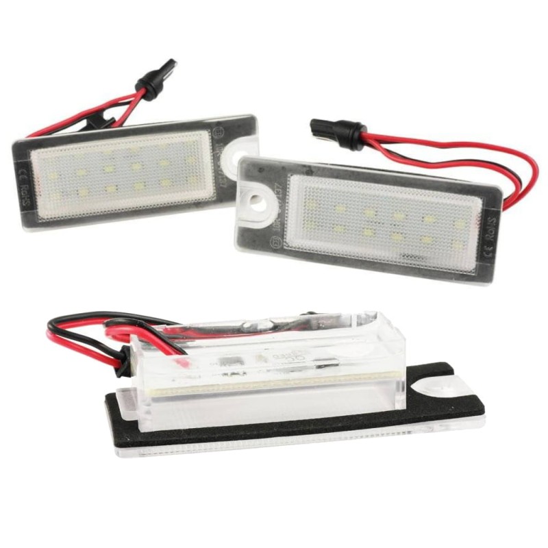 Podświetlenie ramki rejestracji samochodowej w pojazdach marki Volvo