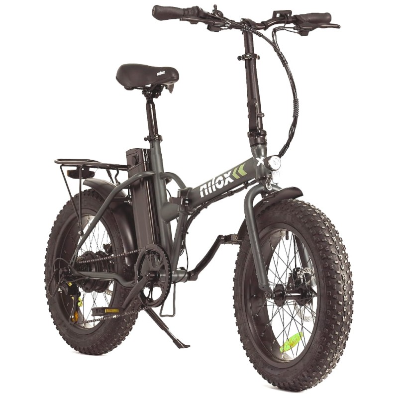 Składany rower elektryczny z oponami FAT