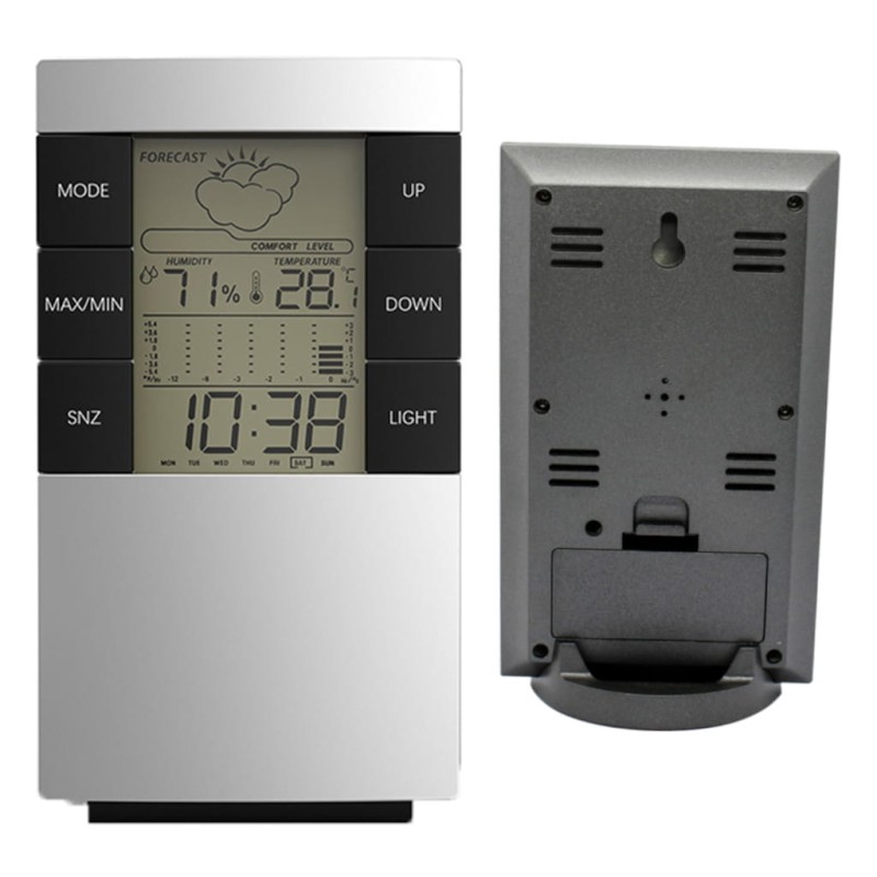 Termometr Kalendarz Zegarek w obudowie na baterie