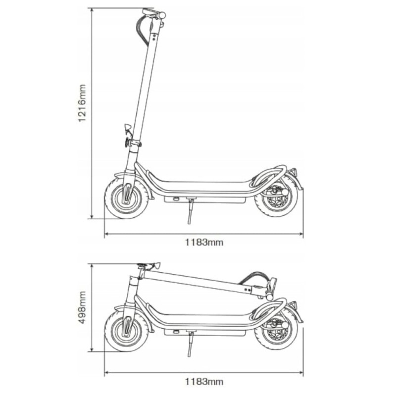Hulajnoga elektryczna z silnikiem 350W
