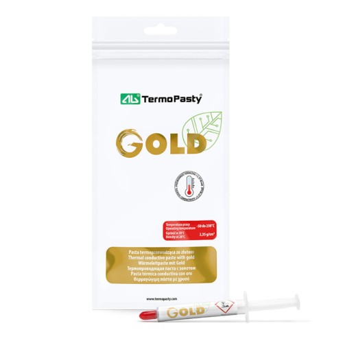 TermoPrzewodząca Gold – eleganckie przewodzenie ciepła uszlachetnione złotem  (3,57 W/mK)