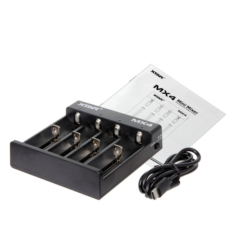 Smart Charger XTAR MX4 Li-Ion Ni-Mh LiFePO4