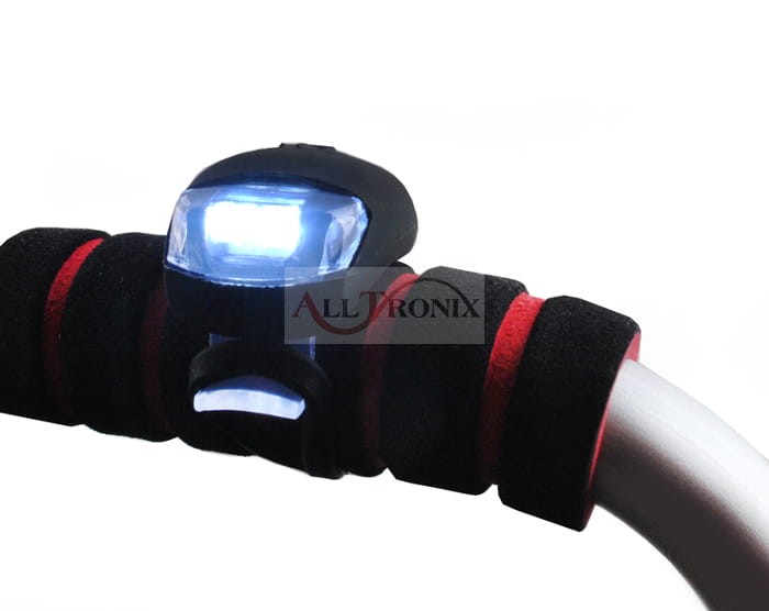 Silikonowa lampka LED na rower