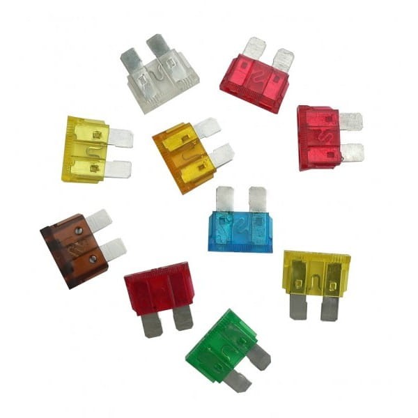 Bezpieczniki samochodowe plytkowe standard 10szt