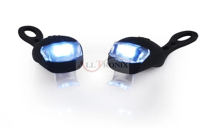 Lampki silikonowe na rower