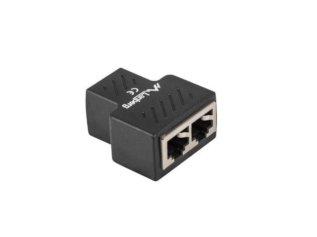 Rozdzielacz RJ45 1 na 2 gniazda