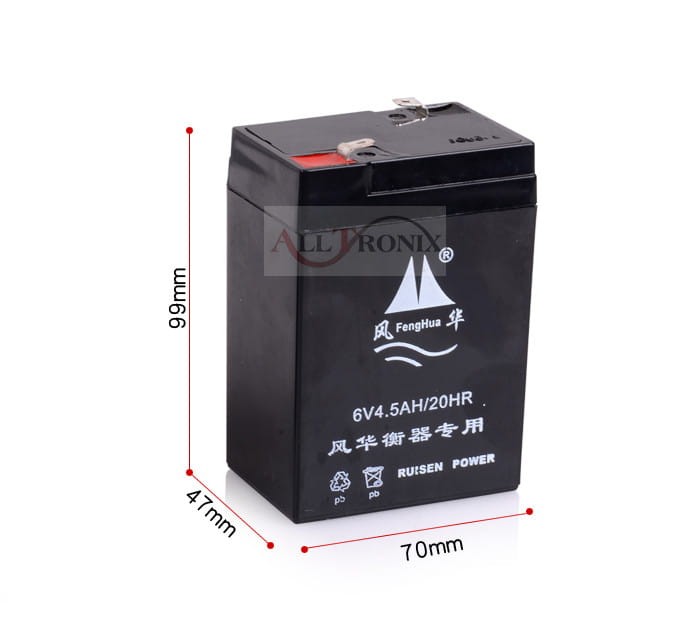 Akumulator żelowy 6V 4Ah wymiary